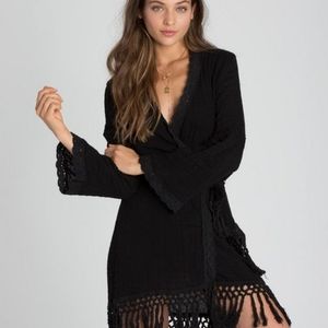 Billabong 'wrap it up' cover-up kimono